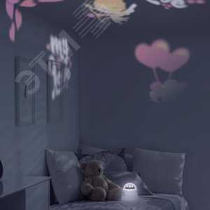 Светильник настольный 4 Вт Белый IP20 со сменной проекцией с кабелем электропитания и выключателем MOOD - фото 6