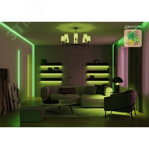 Лампа светодиодная умная SMD LED 5 Вт 470 лм RGBW E14 AC 220В IP20 RGBW изменение цветовой температуры и диммирование управление по Wi-Fi Smart Home - фото 11