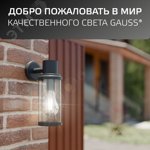 Светильник архитектурный ДБУ под лампу 60 Вт 1хE27 AC 220В IP54 105х142х240мм Vega - фото 10