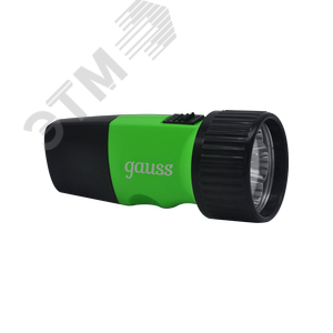 Фонарь ручной светодиодный LED 1 Вт 40 Лм модель GFL103 черный c NI-MH аккумулятором 250 мАч Gauss