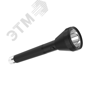 Фонарь ручной светодиодный LED 5,5 Вт 180 Лм модель GFL201 черный c Li-ion аккумулятором 2400 мАч