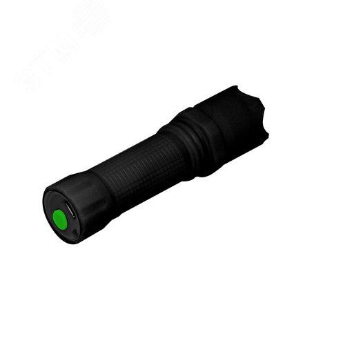 Фонарь светодиодный ручной 3 Вт 100 лм черный IP33 аккумуляторныйуляторный Li-ion 350мАч GFL - фото 2