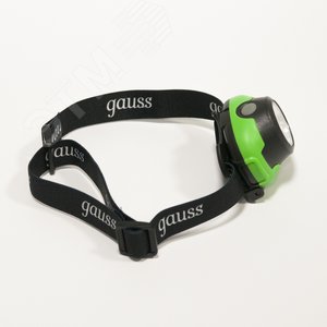 Фонарь светодиодный налобный 3 Вт 120 лм черный IP42 на батарейках 3xААА GFL - фото 3