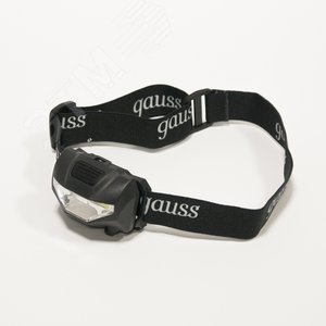 Фонарь светодиодный налобный 1 Вт 100 лм черный IP42 на батарейках 3хААА GFL - фото 2