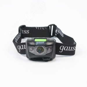 Фонарь светодиодный налобный 3 Вт 130 лм черный IP44 аккумуляторныйуляторный Li-ion 600мАч GFL - фото 3