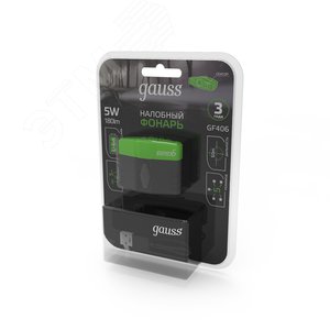 Фонарь светодиодный налобный 5 Вт 180 лм черный IP40 аккумуляторныйуляторный Li-ion 500мАч GFL - фото 8