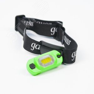 Фонарь светодиодный налобный 3 Вт 150 лм черный IP42 аккумуляторныйуляторный Li-ion 300мАч GFL - фото 2