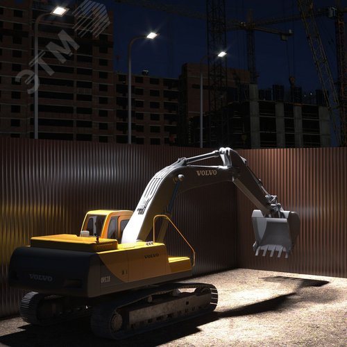 Прожектор светодиодный ДО 300 Вт 24000 Лм 6500К AC 220В Черный IP65 438х330х46мм Elementary G2 - фото 5