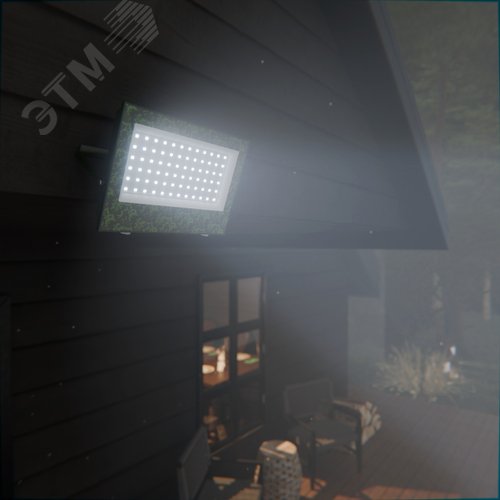 Прожектор светодиодный ДО 70 Вт 6300 лм 6500К AC 220В Зеленый IP65 224х158х35мм ХАКИ Elementary - фото 5