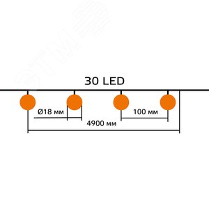 Гирлянда садовая на солнечной батарее 0.04 Вт Белый 30 ламп IP44 4.9 м Шары Solar - фото 6