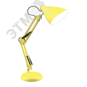 Светильник настольный под лампу E27 х60 Вт 220-240В IP20 300х150 мм Желтый струбцина GTL GT0035 GAUSS