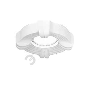 Светильник точечный встраиваемый под лампу ДВО GU5.3 1х35 Вт 220-230В IP20 монт d80 мм белый Gypsum - фото 1