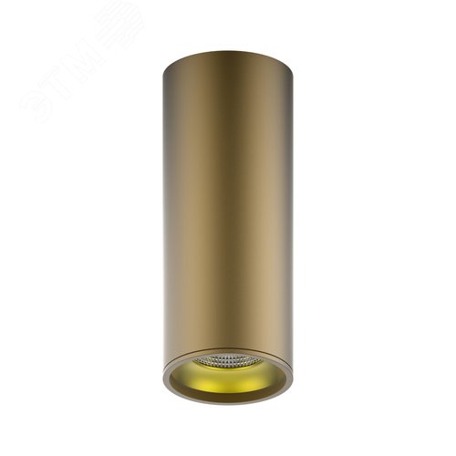 Светильник светодиодный ДБО 12 Вт 900 лм 3000К AC 220В Бронзовый IP20 D100х200мм Алюминий Overhead - фото 1
