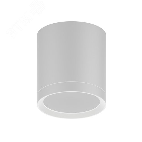 Светильник светодиодный ДБО 6 Вт 420 лм 4100К AC 220В Белый IP20 D75х75мм Алюминий с рассеивателем Overhead - фото 1