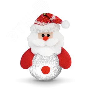 Светильник декоративная фигурка светодиодная ''Дед Мороз'' 0,1 Вт два цвета Holiday