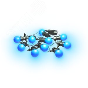 Гирлянда светодиодная Белт Лайт 10 ламп 7,7 м IP44 синий Holiday HL063 GAUSS - 4