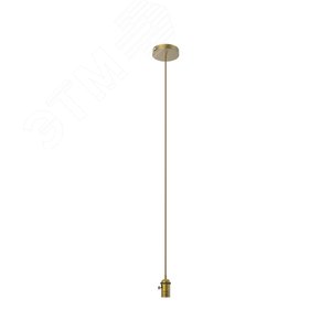 Светильник подвесной под лампу 1хE27 AC 220В Бронзовый IP20 1000х38х83мм Алюминий Decor - фото 1