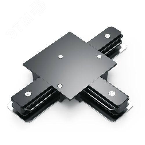 Изображение товара Коннектор для встраиваемых трековых шинопроводов AC 220В Черный IP20 Т-образный Track (шт)