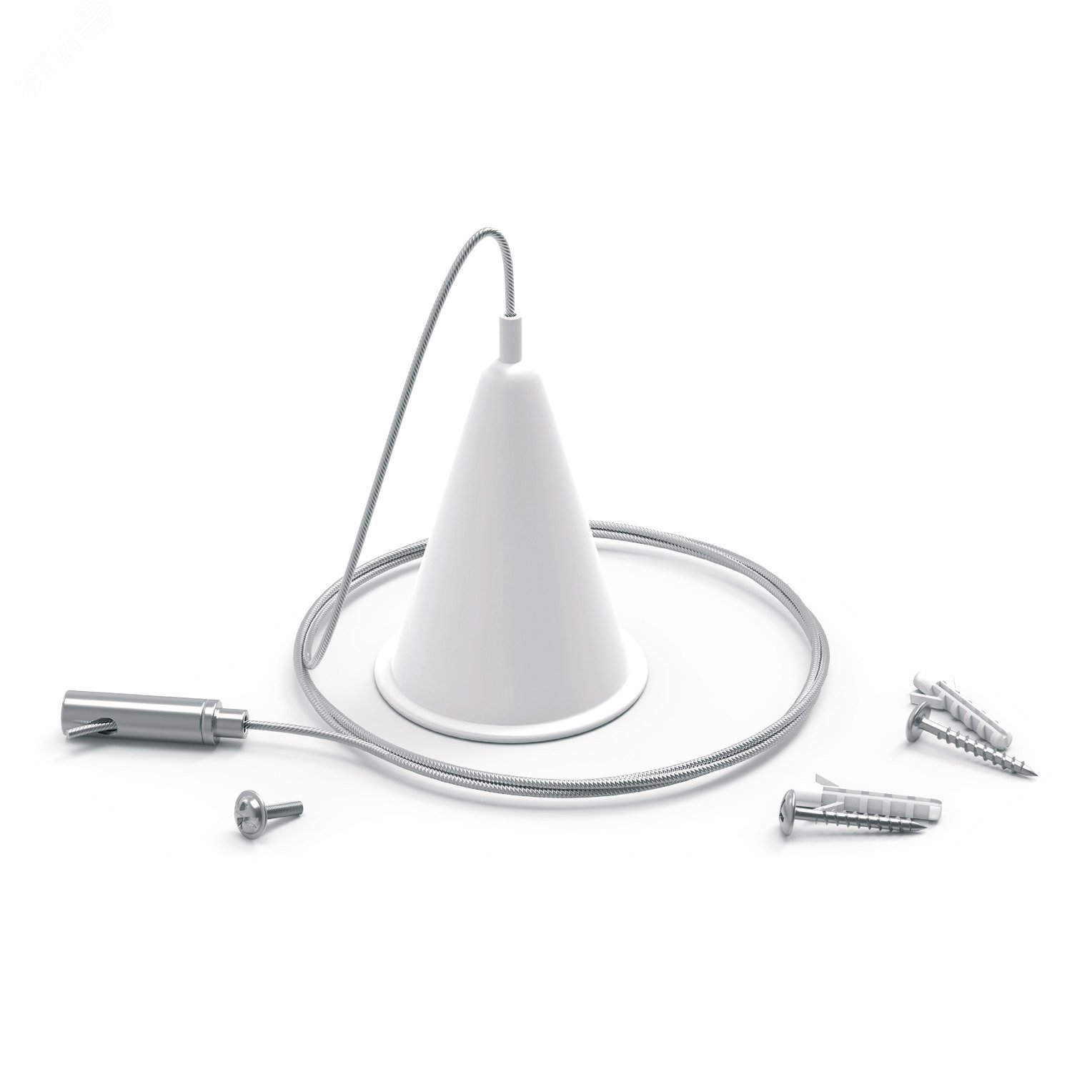 Изображение товара Комплект подвесов для трековых шинопроводов Белый 1шт Track (шт)