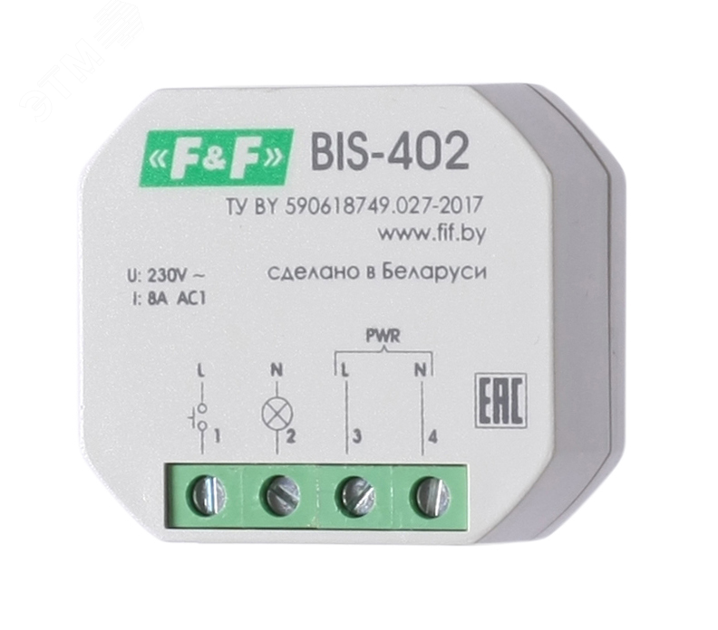 Реле импульсное BIS-402 EA01.005.002 Евроавтоматика F&F - превью 2
