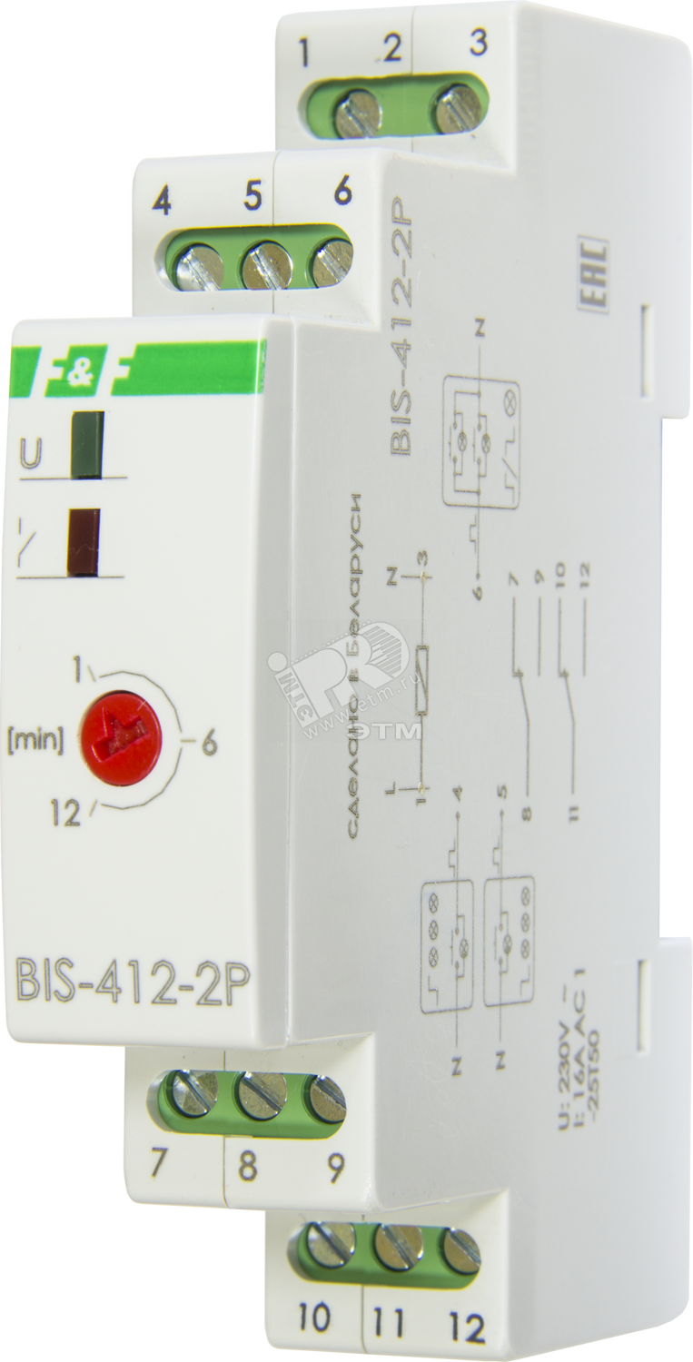 Bis 412 импульсное реле схема подключения