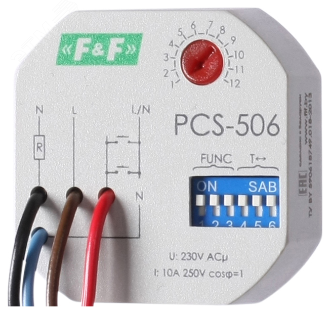 Реле времени PCS-506 EA02.001.017 Евроавтоматика F&F