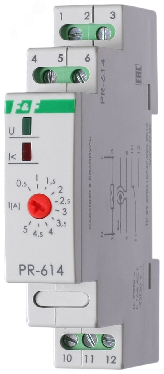 Изображение товара Реле тока PR-614 (шт)