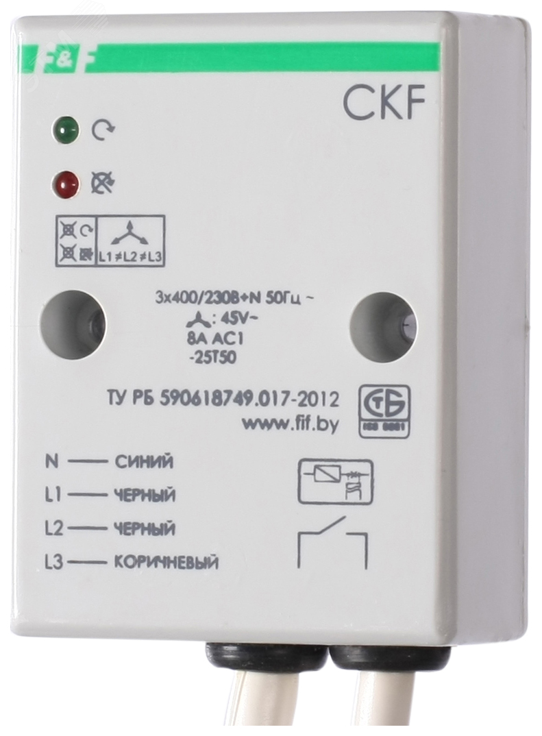 Реле контроля фаз CKF EA04.002.001 Евроавтоматика F&F