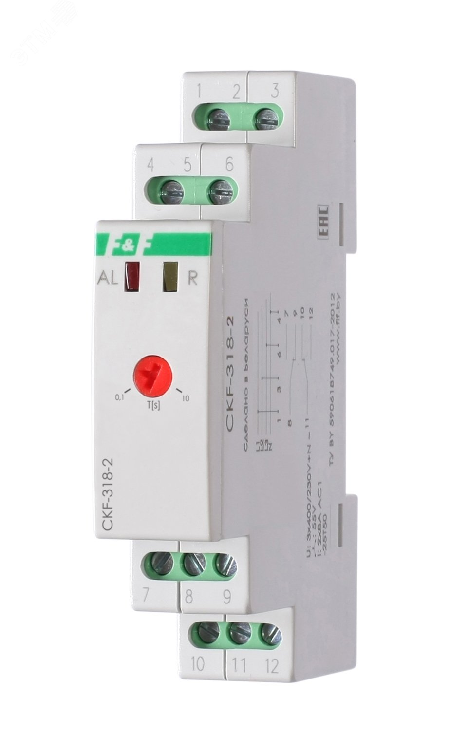 Реле контроля фаз CKF-318-2 артикул EA04.002.010 Евроавтоматика F&F ...