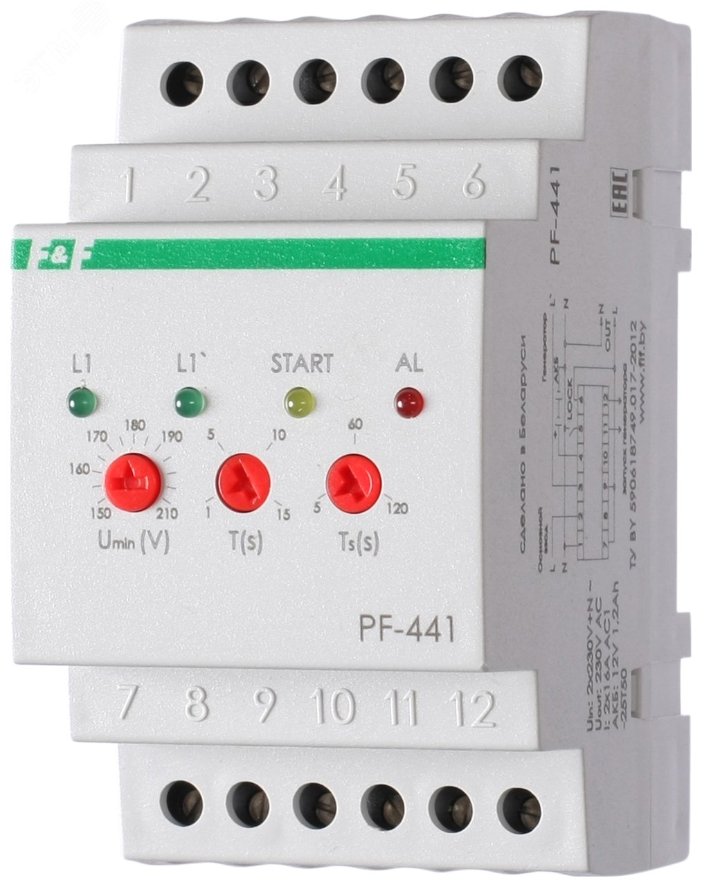 Переключатель фаз автоматический PF-441 EA04.005.002 Евроавтоматика F&F