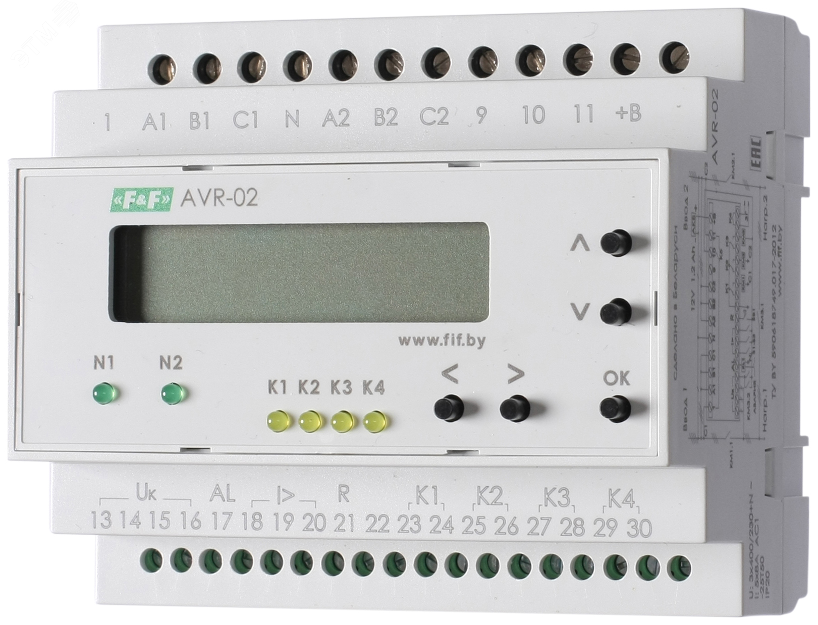 Устройство управления резервным питанием AVR-02 EA04.006.004 Евроавтоматика F&F - превью 2