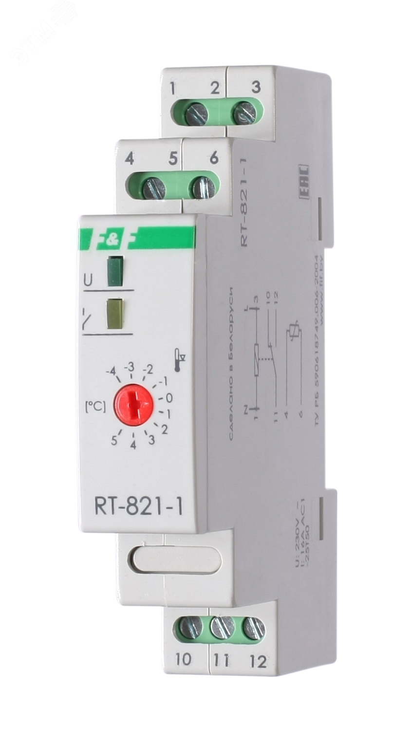 Реле контроля температуры RT-821-1 EA07.001.004 Евроавтоматика F&F