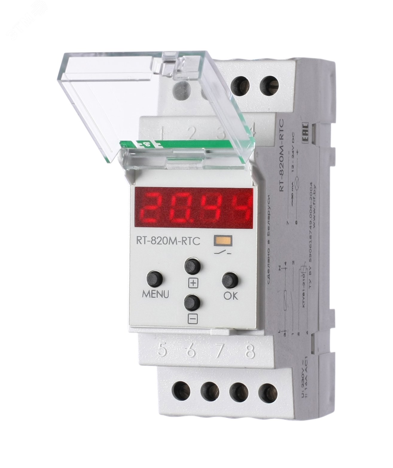 Регулятор температуры RT-820M-RTC EA07.001.020 Евроавтоматика F&F
