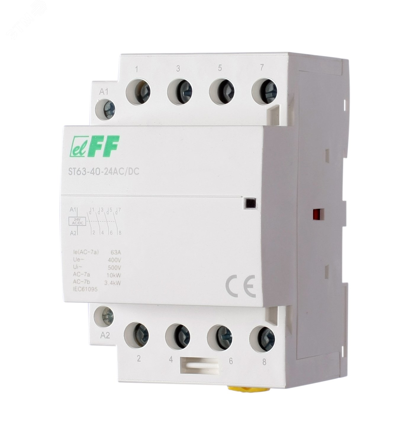 Изображение товара Модульный электромонтажный контактор ST63-40-24AC/DC для промышленной автоматизации