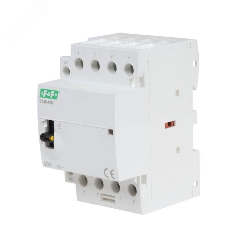 Изображение товара Контактор модульный ST40-40-M 230 В 40 А монтаж DIN-рейка