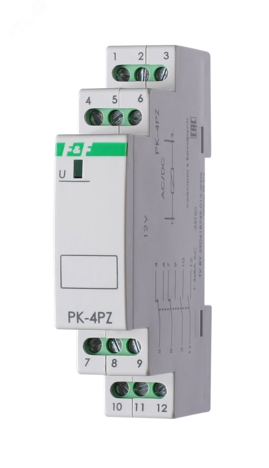 РелеэлектромагнитноеPK-4PZ12