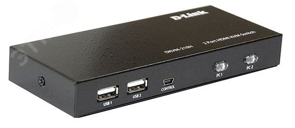 Переключатель KVM 2 порта HDMI и USB Type-B DKVM-210H/A1A D-Link