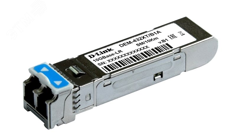 Изображение товара Модуль SFP 10Gb/s LC, 1310nm, до 10 км, D-Link 432XT/B1A