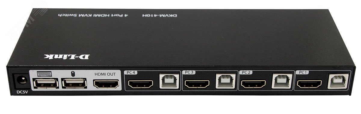 Переключатель KVM 4 порта HDMI и USB Type-B DKVM-410H/A2A D-Link