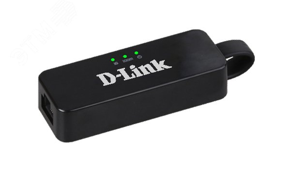 Изображение товара Адаптер сетевой RJ-45 USB Type-C 1 порт Gigabit Ethernet D-Link DUB-2312