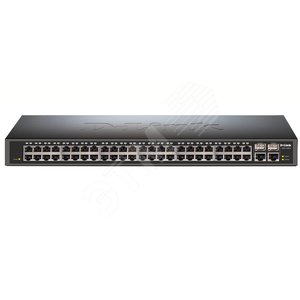Коммутатор неуправляемый 48 портов 10/100 Мб/с, 4хRJ45/SFP артикул DES ...
