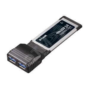 Адаптер для шины ExpressCard 2-портовый USB 3.0 DUB-1320/A1A D-Link