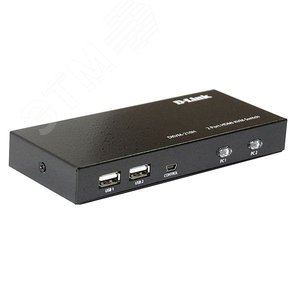 Переключатель KVM 2 порта HDMI и USB Type-B
