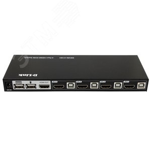 Переключатель KVM 4 порта HDMI и USB Type-B