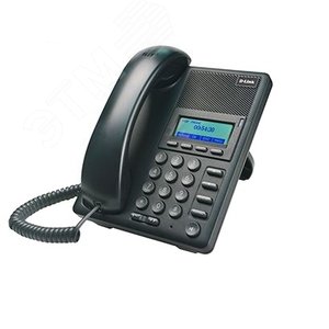 Телефон VoIP с PoE 1хWAN, 1хLAN 10/100 Мб/с