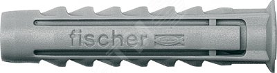 Дюбель распорный SX 8х65 нейлоновый с увеличенной глубиной анкеровки, без кромки с 4-х сторонним    распором 24828 Fischer