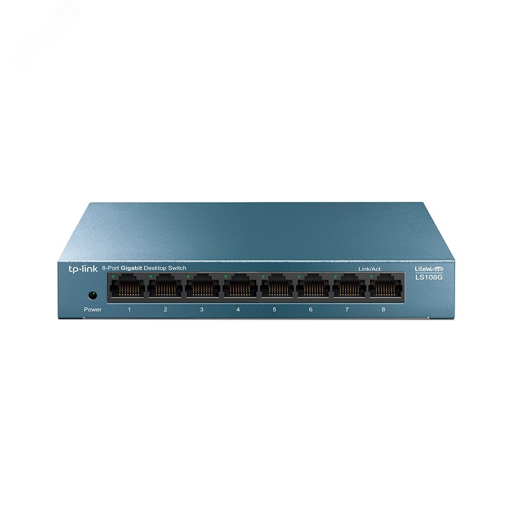 Коммутатор неуправляемый 8 портов, 8хRJ45 10/100/1000 Мб/с LS108G TP-Link - превью