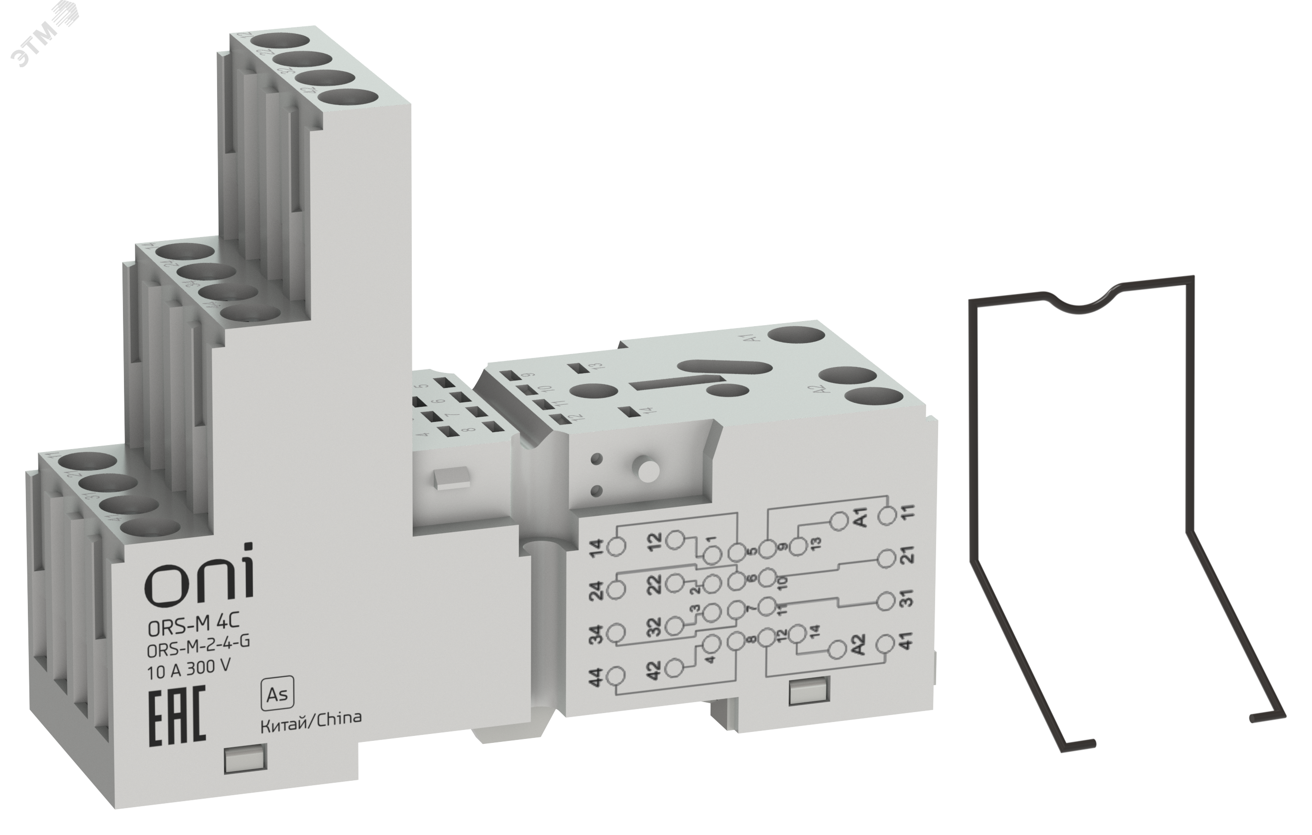 Изображение товара Розетка трёхъярусная ORS-M для реле ORM 2C
