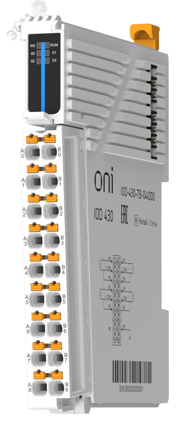 Изображение товара Модуль аналогового ввода IOD 430 ONI для токовых сигналов 4 канала