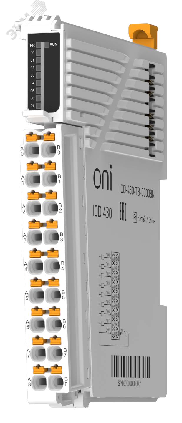 Изображение товара Модуль дискретного вывода 8 сигналов NPN ONI IOD 430